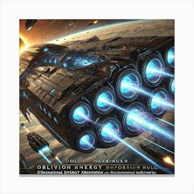 A Detailed Depiction Of The Oblivion Harbinger S R Canvas Print