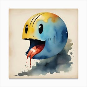 Pac-Man Halloween Canvas Print