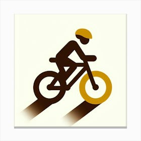 Bicycle Rider Canvas Print