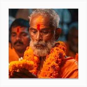 Hindu Devotee Canvas Print