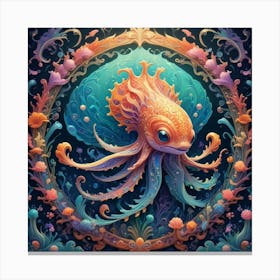 Octopus Canvas Print