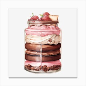 Jar Of Desserts 1 Canvas Print