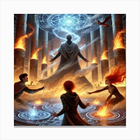 Ignis Luporum Episode 1 Scene Canvas Print