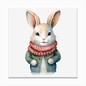 Winter Bunny Canvas Print