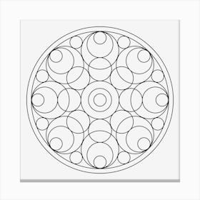 Circle Mandala 09 Canvas Print