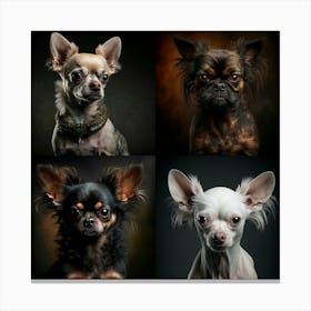 Dogs and dogs Canvas Print