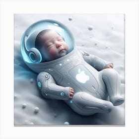 Baby In Space 1 Canvas Print