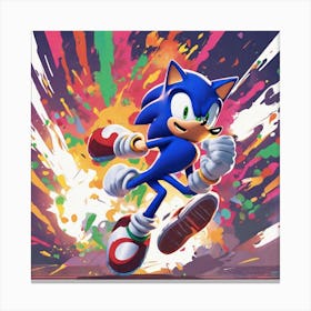 Sonic The Hedgehog 89 Canvas Print