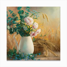 Flowers In A Vase 16 Canvas Print