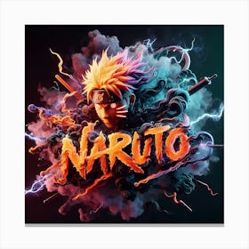 Naruto Uzumaki Head Canvas Print