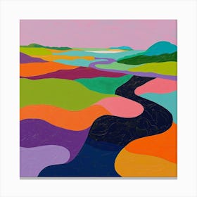 Colourful Abstract Everglades National Park Usa 1 Canvas Print