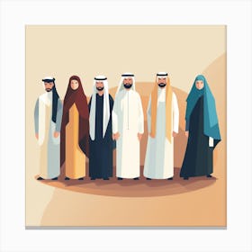 Arabic People Canvas Print