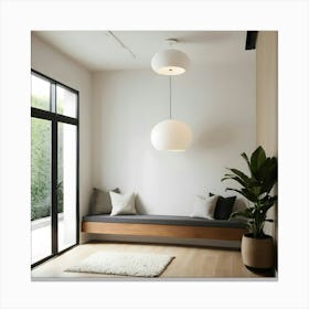 Modern Living Room 2 Canvas Print