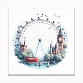 London Eye 1 Canvas Print