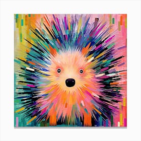 Hedgehog Print Canvas Print