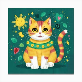 Lucky Cat Art Illustration Painting Fashion Nbk6c9c6r9k4cqh6v9dlpa Lnwoajrzqvuwfqtqfkaevq Canvas Print