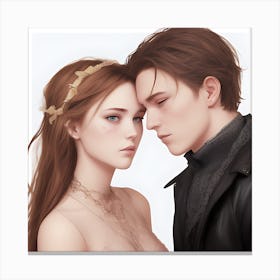 Star crossed lovers Canvas Print