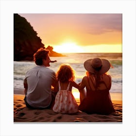 Family Holiday Joy Bonding Travel Adventure Relaxation Together Exploration Laughter Mem (10) Canvas Print