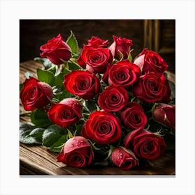 Red Roses 11 Canvas Print