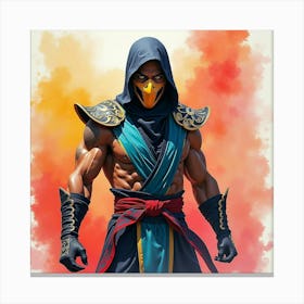 Mortal Kombat Ninja Fighter Concept Art (209) Canvas Print