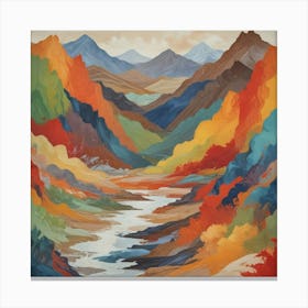 'River' 8 Canvas Print