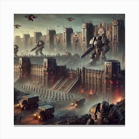 Iron Commonwealth Fortified Borders Canvas Print