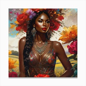 African Beauty 1 Canvas Print