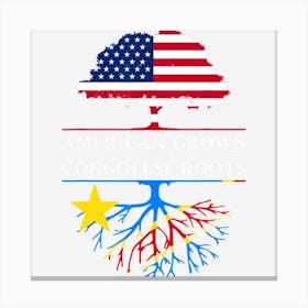 American Grown With Congolese Roots Dr Congo Canvas Print