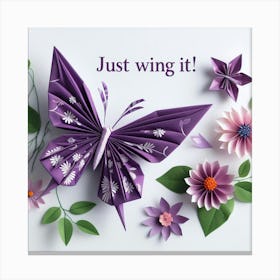 Just Wing It Canvas Print
