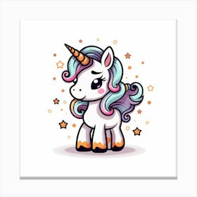 Cute Unicorn 475 Canvas Print