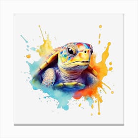 Turtle Painting 1 Canvas Print