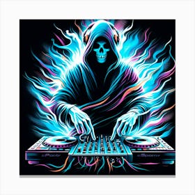 Dj Dj 3 Canvas Print