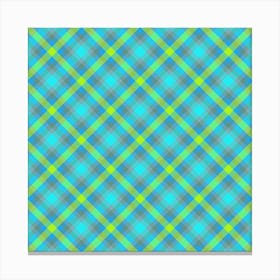 Plaid Fabric 15 Canvas Print