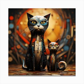 Catmosphere Unleashed Canvas Print