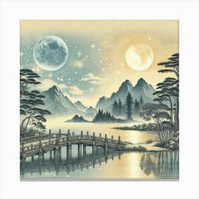 Asian Landscape Canvas Print