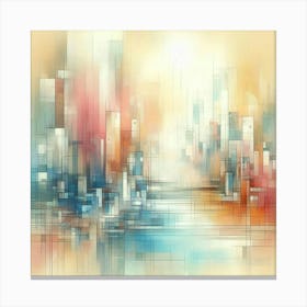 Abstract Cityscape 49 Canvas Print