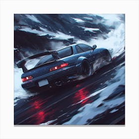 Snow Stunts - JDM Canvas Print