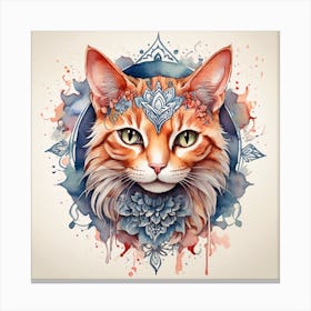 Orange Cat Canvas Print