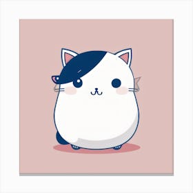 Kawaii Cat Canvas Print