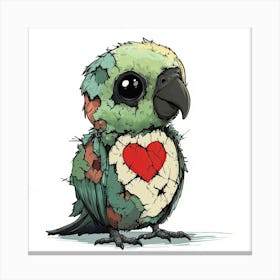 Parrot With A Broken Heart Stampe su tela