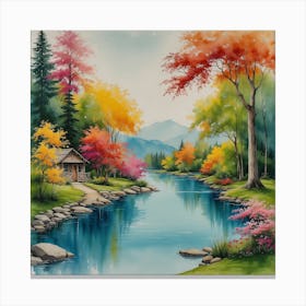 Autumn In The Woods Canvas Print