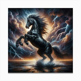 Lightning Horse 34 Canvas Print