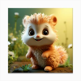 Cute Little Hedgehog Canvas Print