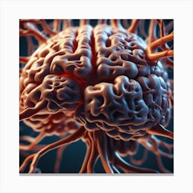 Brain 8 Canvas Print