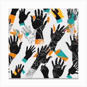 Hands In The Air Canvas Print