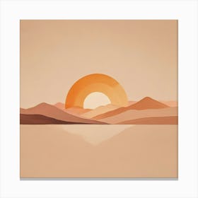 Sunset - Sunset Stock Videos & Royalty-Free Footage Canvas Print