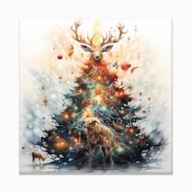 Boho Rustic Christmas Dream Canvas Print
