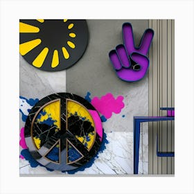 Peaceyz Canvas Print