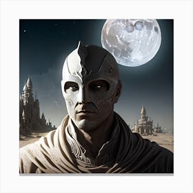 Man In A Mask Canvas Print