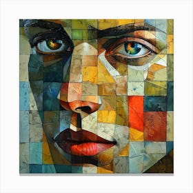 Face Of A Woman 5 Canvas Print